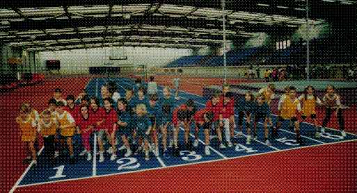 Die neue Leichtathletikhalle